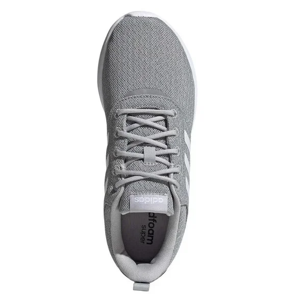 Gray adidas Ladies' QT Racer 2.0 Sneaker - Picture 6 of 9